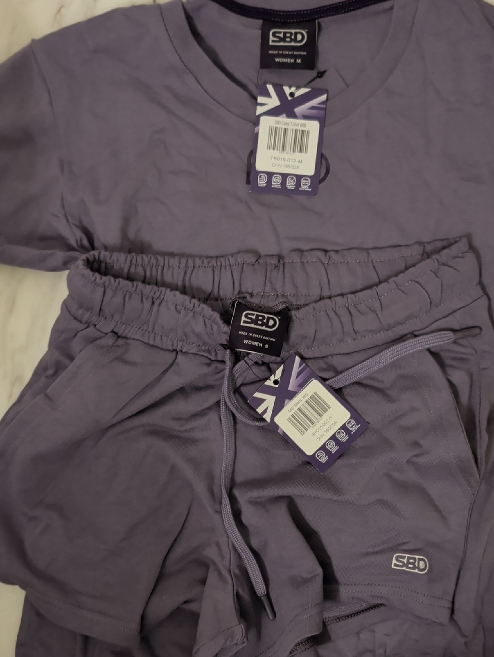 Sbd Purple Comp T Shirt And Shorts